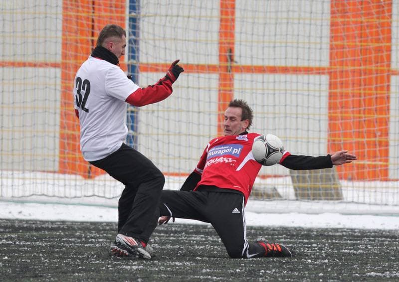 Football. Tychy Sparing. GKS Tychy - Podbeskidzie Bielsko-Biala. 19.01.2013