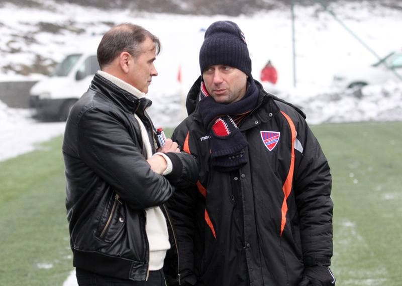 Football. Sparing. Podbeskidzie Bielsko-Biala - Rakow Czestochowa. 16.02.2013