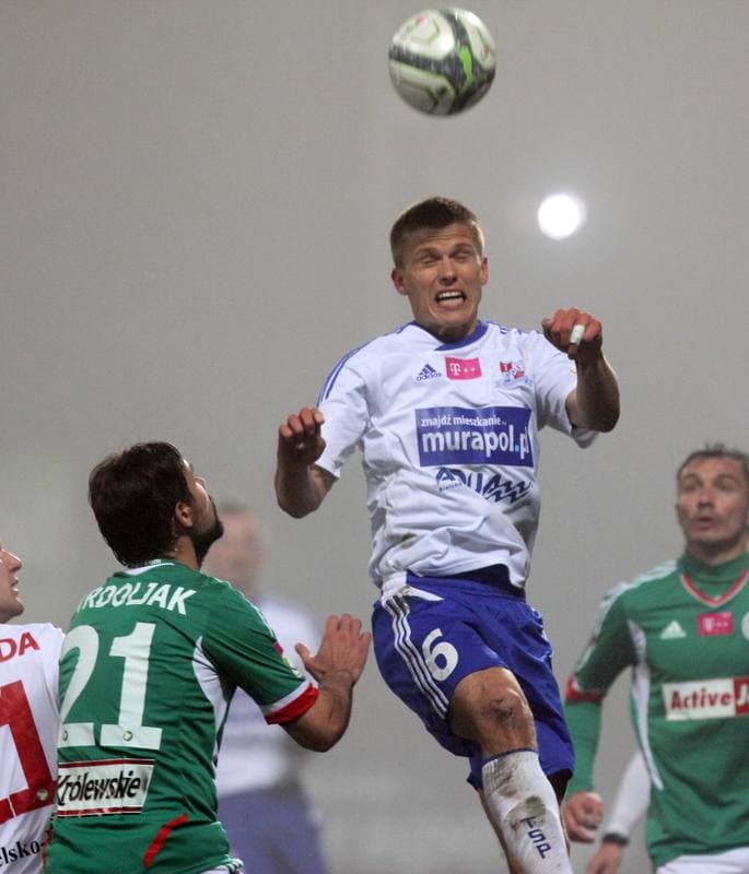 Football. T-Mobile Ekstraklasa. Podbeskidzie Bielsko-Biala - Legia Warsaw. 08.03.2013