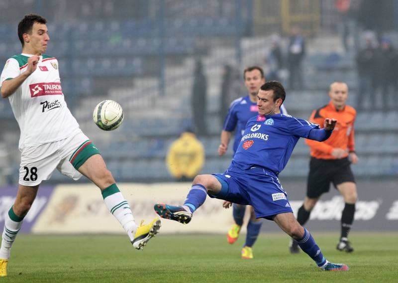 Football. T-Mobile Ekstraklasa. Ruch Chorzow - Slask Wroclaw. 09.03.2013