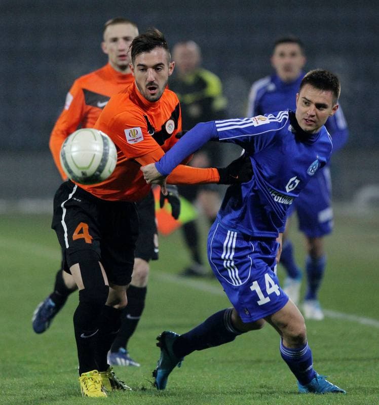 Football. Puchar Polski. Ruch Chorzow - Zaglebie Lubin. 13.03.2013