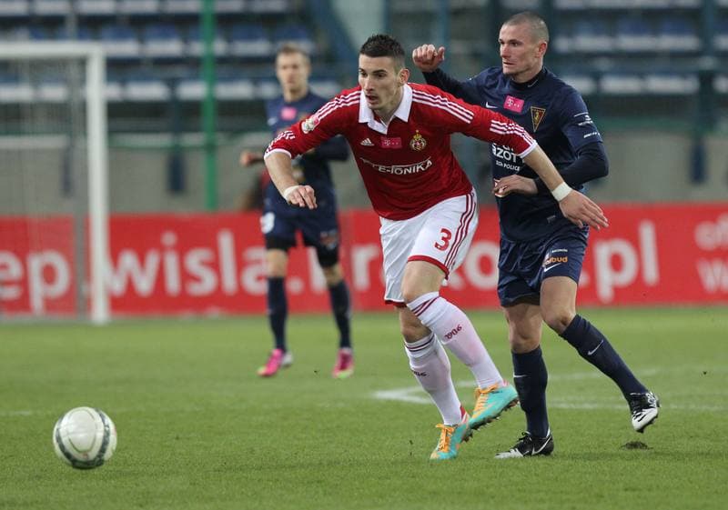 Football. T-mobile Ekstraklasa. Wisla Krakow - Pogon Szczecin. 17.03.2013