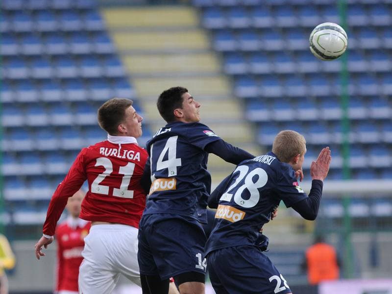 Football. T-mobile Ekstraklasa. Wisla Krakow - Pogon Szczecin. 17.03.2013