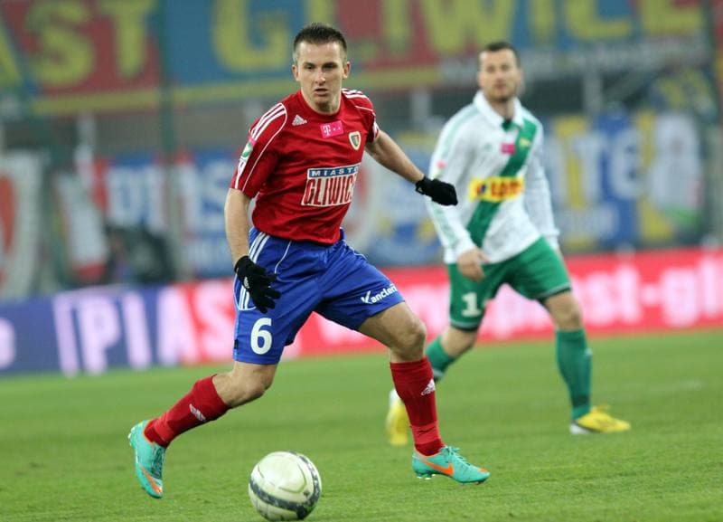 Football. T-mobile Ekstraklasa. Piast Gliwice - Lechia Gdansk. 18.03.2013