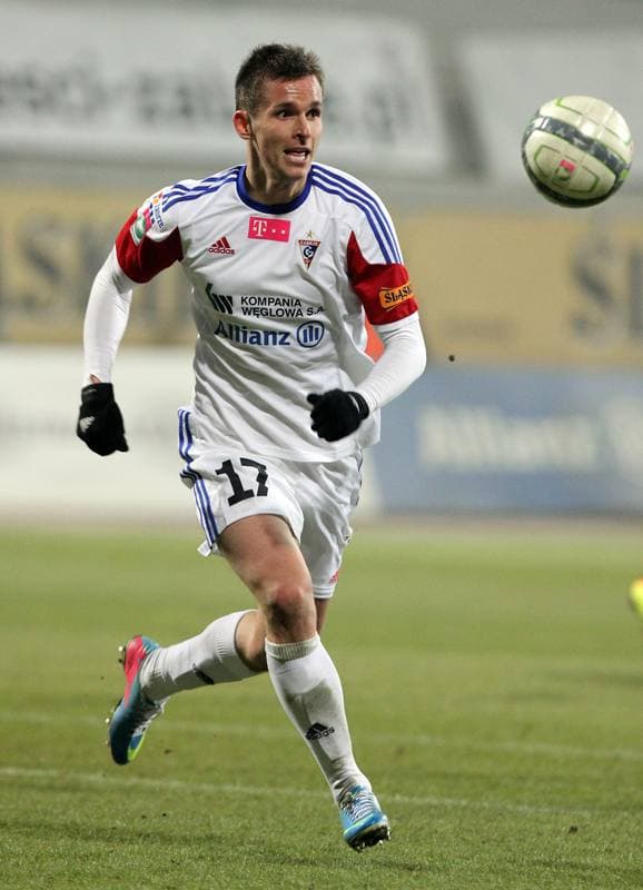 Football. T-Mobile Ekstraklasa. Gornik Zabrze - Widzew Lodz. 28.03.2013