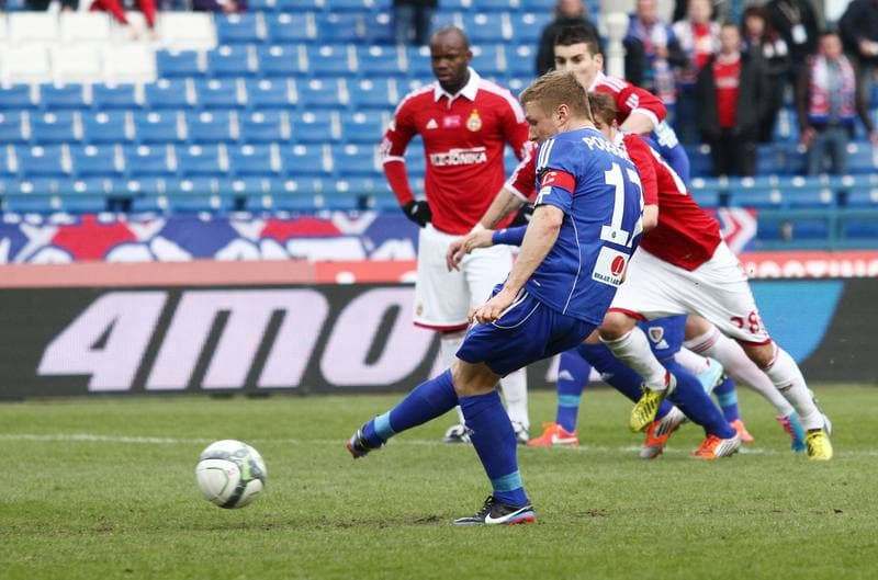 Football. T-mobile Ekstraklasa. Wisla Krakow - Piast Gliwice. 07.04.2013