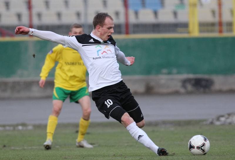Football. II liga - grupa Zachodnia. Energetyk ROW Rybnik - Tur Turek. 12.04.2013