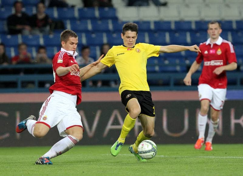 Football. T-Mobile Ekstraklasa. Wisla Krakow - Widzew Lodz. 26.04.2013