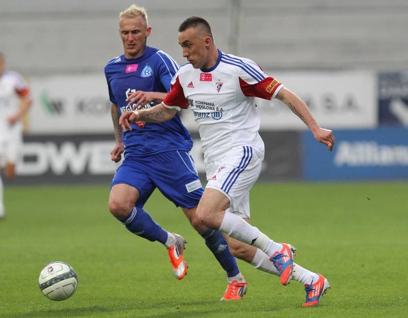 Football. T-Mobile Ekstraklasa. Gornik Zabrze - Ruch Chorzow. 28.04.2013