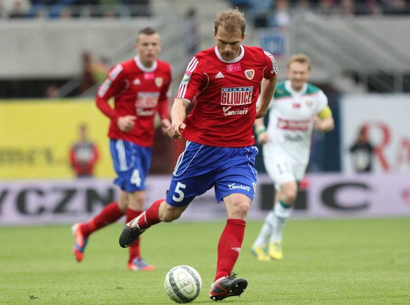 Football. T-Mobile Ekstraklasa. Piast Gliwice - Slask Wroclaw. 12.05.2013