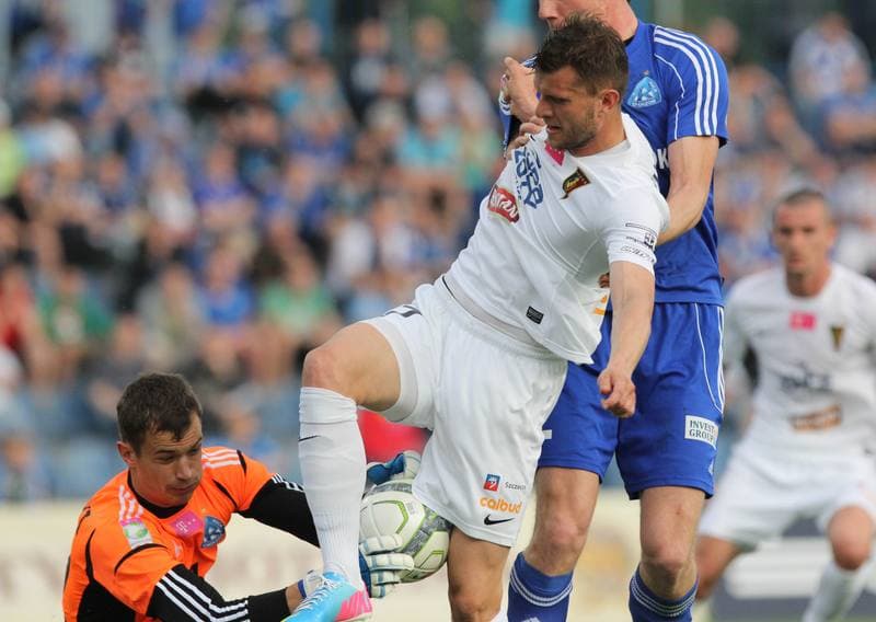 Football. T-mobile Ekstraklasa. Ruch Chorzow - Pogon Szczecin. 17.05.2013