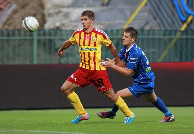 Football. T-Mobile Ekstraklasa. Podbeskidzie Bielsko Biala - Korona Kielce. 02.09.2013