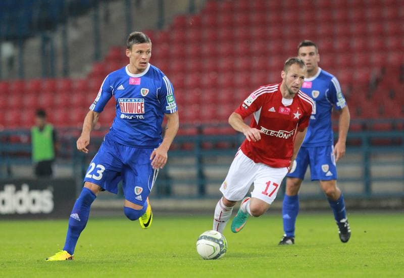 Football. T-Mobile Ekstraklasa. Wisla Krakow - Piast Gliwice. 13.09.2013