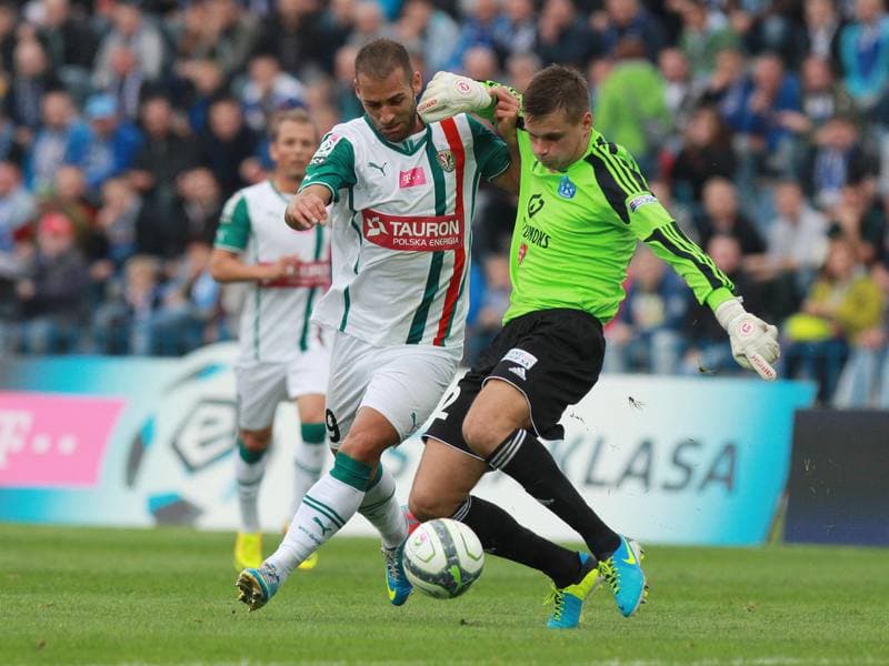 Football. T-Mobile Ekstraklasa. Gornik Zabrze - Zaglebie Lubin. 22.09.2013