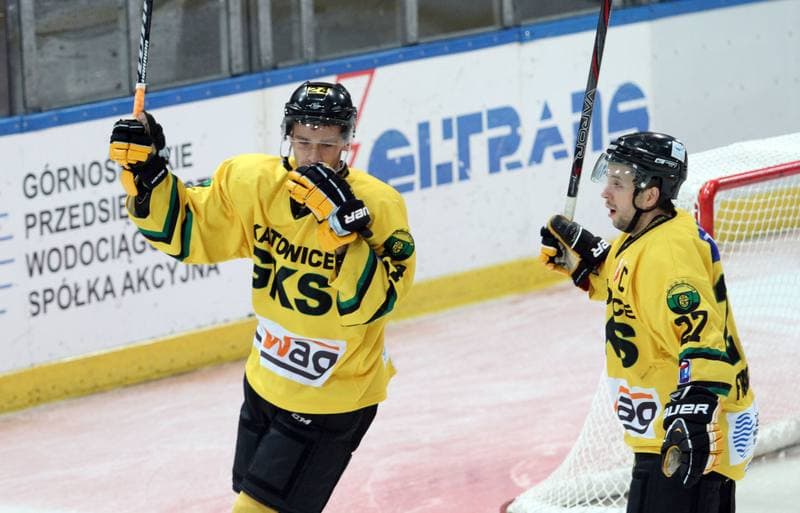 Ice Hockey. Polska Hokej Liga. HC GKS Katowice - Comarch Cracovia Krakow. 15.10.2013