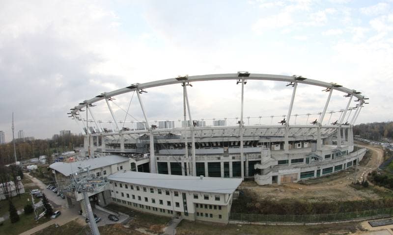 Football. Stadion Slaski. Construction. 11.11.2013