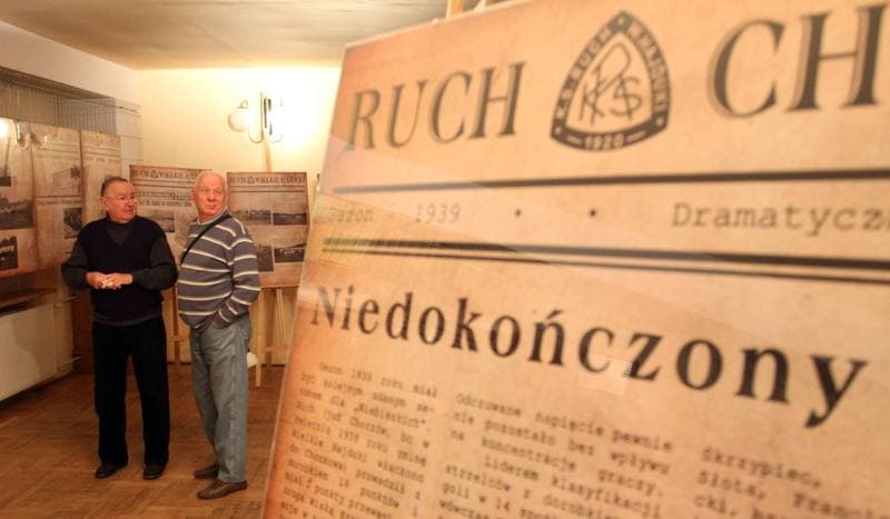 Football. Ruch Chorzow. Press Conference. 14.11.2013