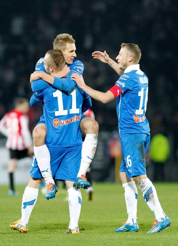 Football. T-Mobile Ekstraklasa. Cracovia Krakow - Lech Poznan. 25.11.2013