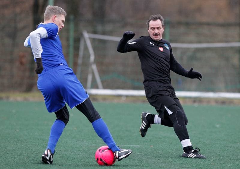 Football. Wielka Orkiestra Swiatecznej Pomocy. Slaskie Oldboye - Slascy Trenerzy. 12.01.2014