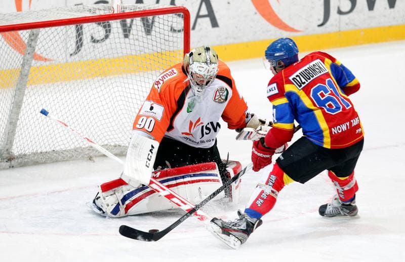 Ice Hockey. Polska Hokej Liga. JKH GKS Jastrzebie - Podhale Nowy Targ. 29.01.2014