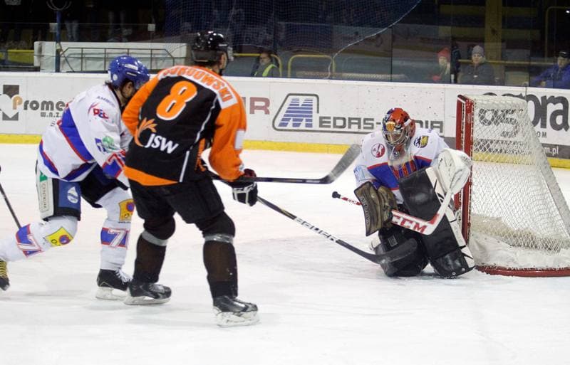 Ice Hockey. Polska Hokej Liga. Polonia Bytom - JKH GKS Jastrzebie. 31.01.2014