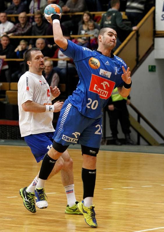 Handball. PGNiG Superliga. Gornik Zabrze - Wisla Plock. 01.02.2014
