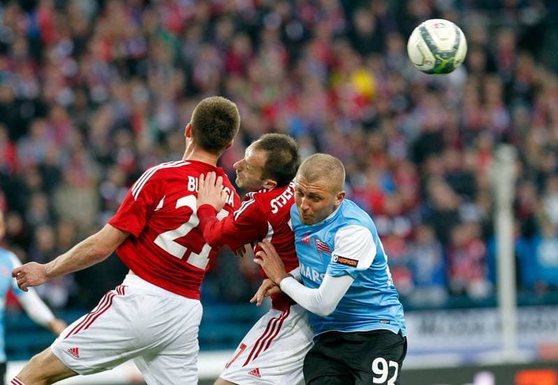 Football. T-Mobile Ekstraklasa. Wisla Krakow - Cracovia. 23.02.2014