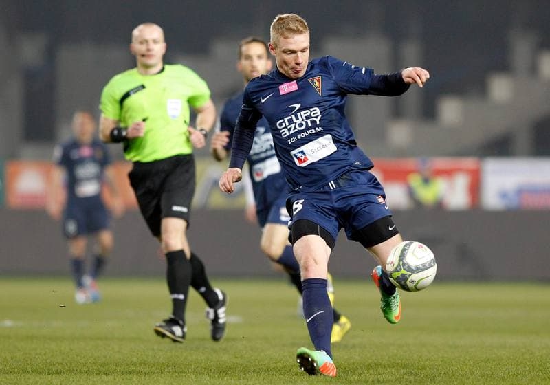 Football. T-Mobile Ekstraklasa. Podbeskidzie Bielsko Biala - Pogon Szczecin. 03.03.2014