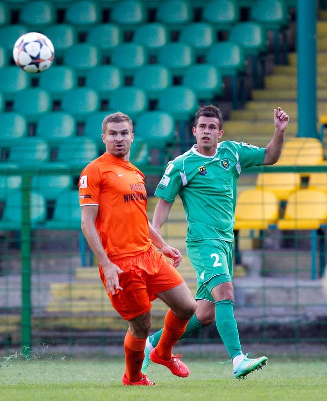 Football. Friendly Match. GKS Katowice - Puszcza Niepolomice. 26.07.2014