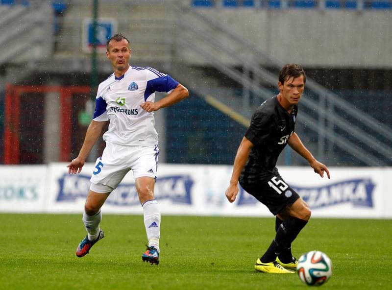 Football. UEFA Europa League. Ruch Chorzow - Esbjerg FB. 31.07.2014