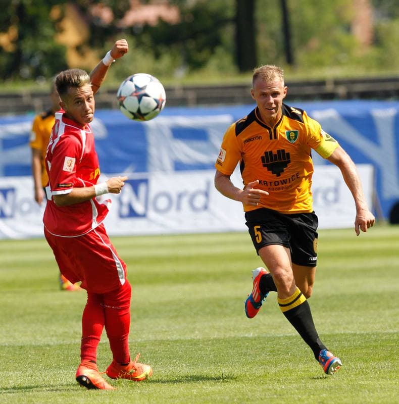 Football. I Liga. GKS Katowice - Widzew Lodz. 02.08.2014