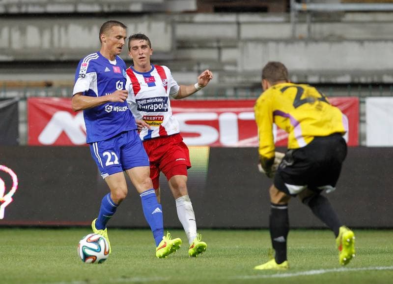 Football. T-Mobile Ekstraklasa. Podbeskidzie Bielsko Biala - Ruch Chorzow. 24.10.2013
