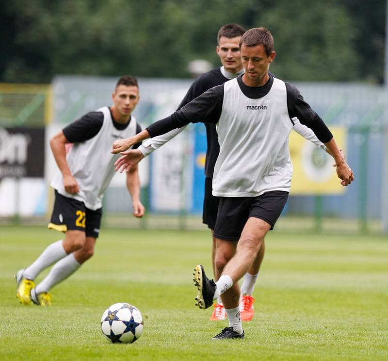Football. GKS Katowice. Training. 07.08.2014