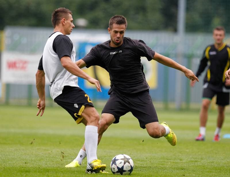 Football. GKS Katowice. Training. 07.08.2014