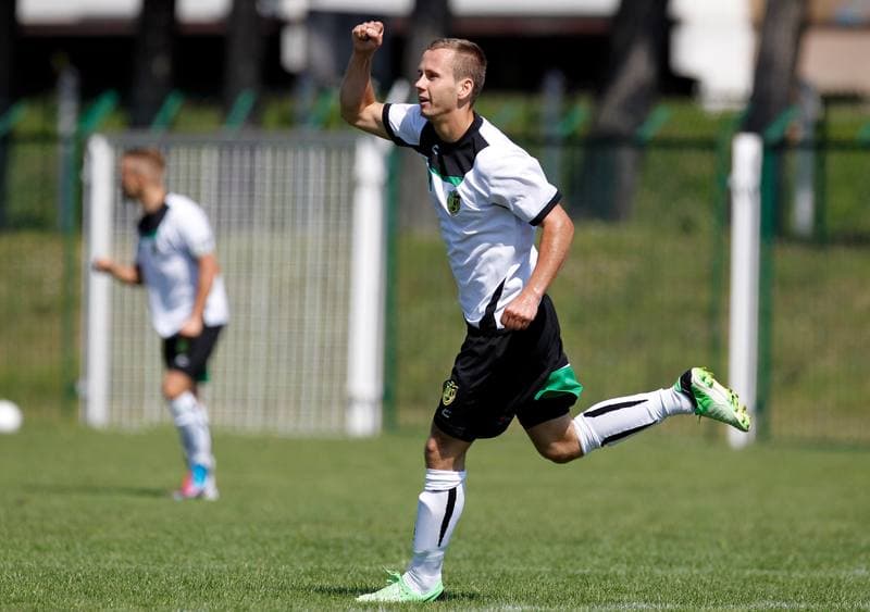 Football. III Liga Opolsko - Slaska. Grunwald Ruda Slaska - GKS Jastrzebie. 09.08.2014