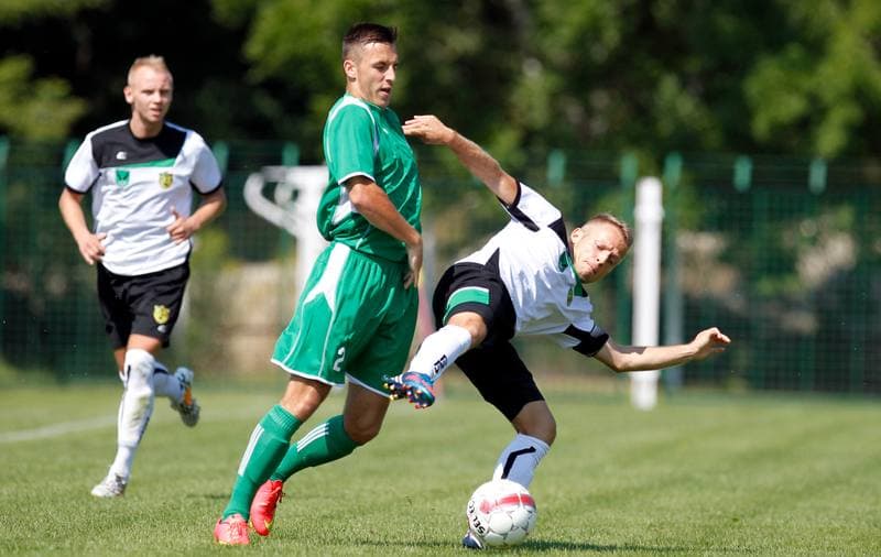 Football. III Liga Opolsko - Slaska. Grunwald Ruda Slaska - GKS Jastrzebie. 09.08.2014