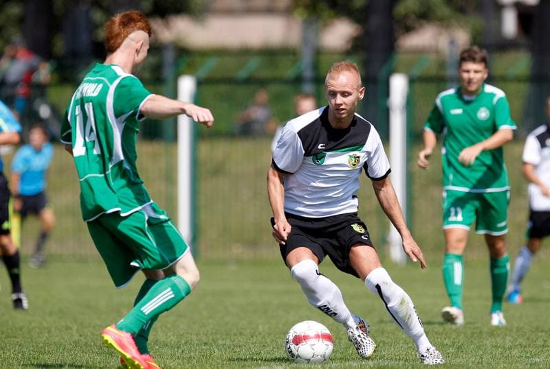 Football. III Liga Opolsko - Slaska. Grunwald Ruda Slaska - GKS Jastrzebie. 09.08.2014