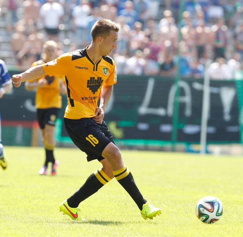 Football. I Liga. Miedz Legnica - GKS Katowice. 10.08.2014