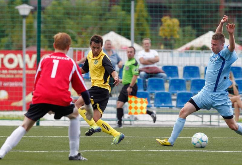 Football. IV Liga. GKS II Katowice - Unia Raciborz. 31.08.2014