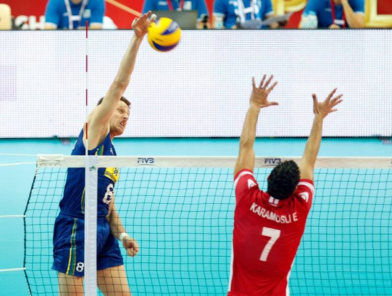Volleyball. FIVB Men's World Championship. Brazil - Tunisia. 03.09.2014