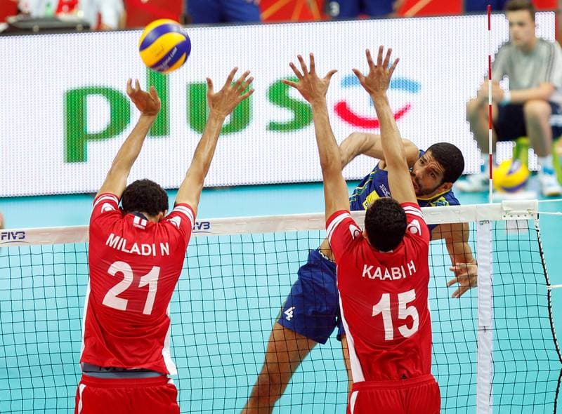 Volleyball. FIVB Men's World Championship. Brazil - Tunisia. 03.09.2014