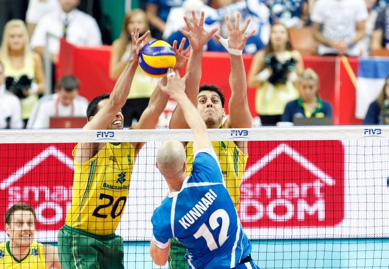 Volleyball. FIVB Men's World Championship. Brazil - Finland. 05.09.2014