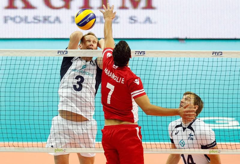 Volleyball. FIVB Men's World Championship. Tunisia - Finland. 07.09.2014