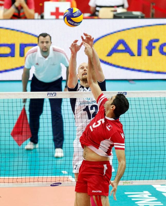 Volleyball. FIVB Men's World Championship. Tunisia - Finland. 07.09.2014