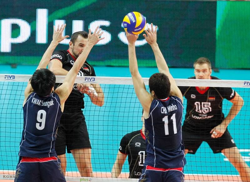 Volleyball. FIVB Men's World Championship. Germany - Korea. 07.09.2014