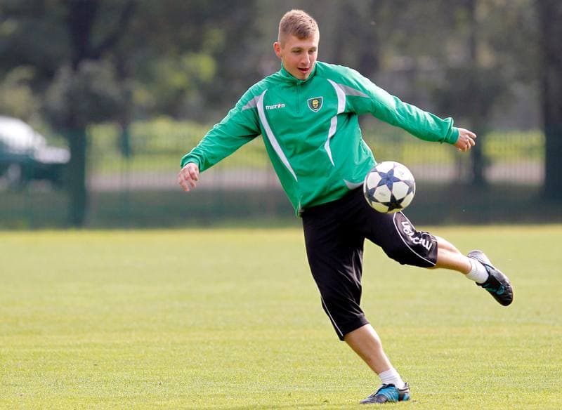 Football. GKS Katowice. Training. 07.08.2014