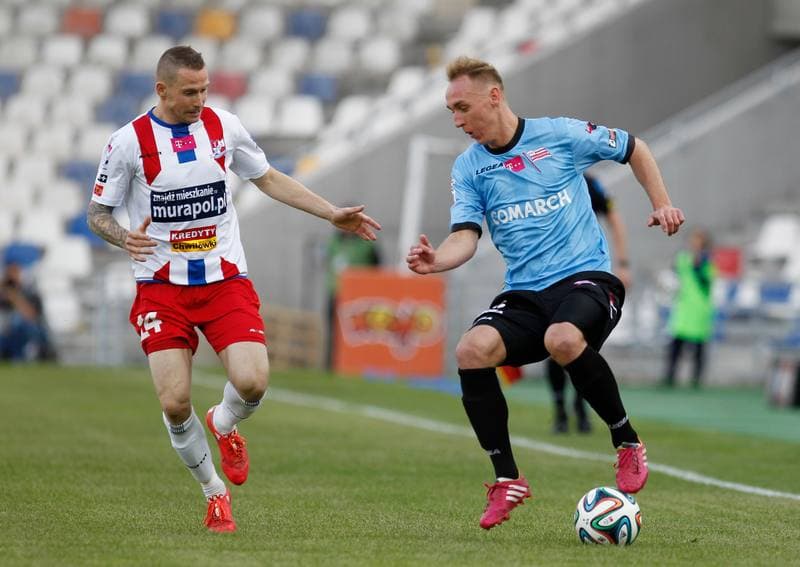 Football. T-Mobile Ekstraklasa. Podbeskidzie Bielsko Biala - Cracovia Krakow. 29.05.2015