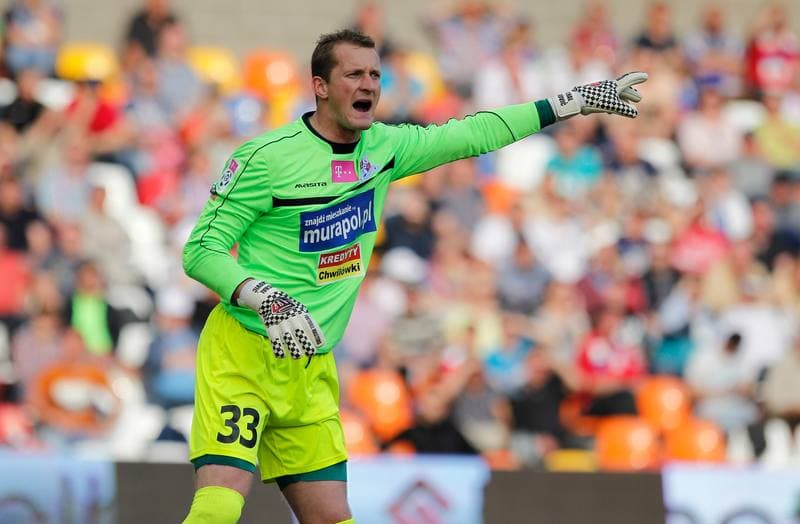 Football. T-Mobile Ekstraklasa. Podbeskidzie Bielsko Biala - Cracovia Krakow. 29.05.2015