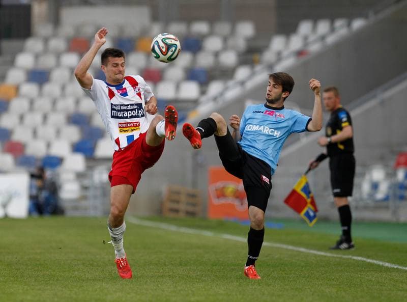 Football. T-Mobile Ekstraklasa. Podbeskidzie Bielsko Biala - Cracovia Krakow. 29.05.2015