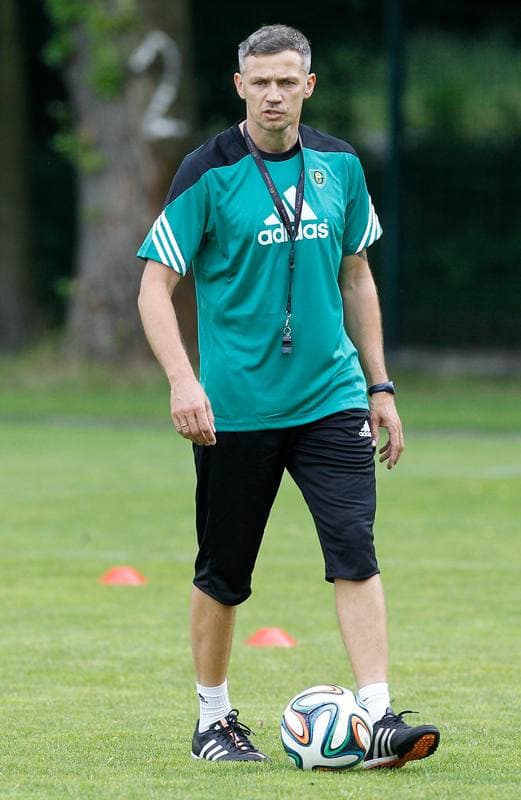 Football. GKS Katowice. Training. 07.08.2014